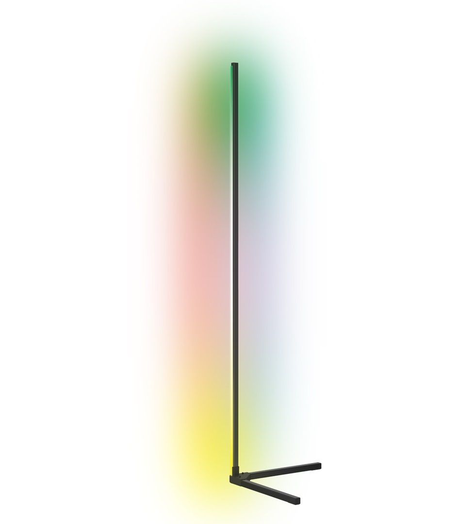 AYD Home RGB-Winkellampe - 2 Meter USB-Kabel - Bluetooth - 10+ Modi - Schwarz