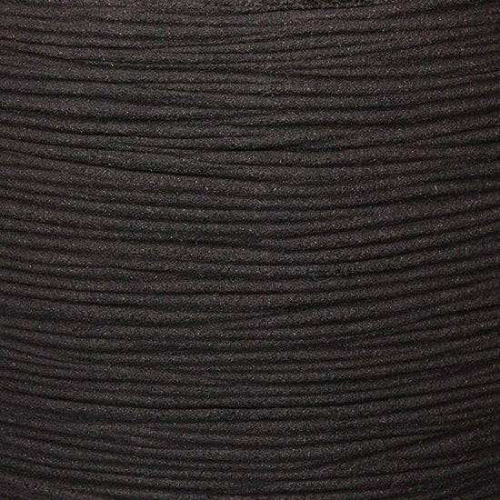 Capi Europe Blumentopf Rib NL – Rund, konisch – 42 x 38 cm – Schwarz