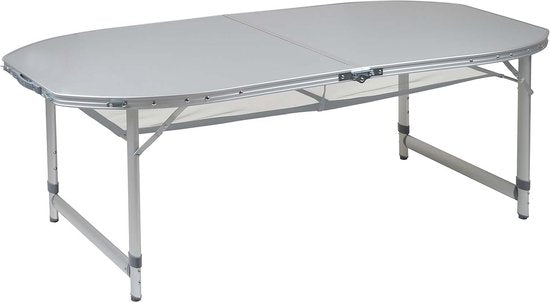Bo-Camp - Tisch - Premium - Oval - Koffermodell - 150x80 cm