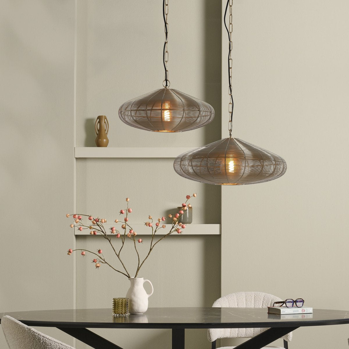 Light & Living Pendelleuchte Bahoto - Luxe Gold Design - Ø51 cm - Metall - Modern & Atmosphärisch