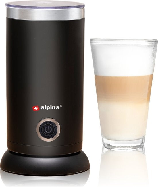 alpina Elektrischer Milchaufschäumer - 3-in-1 - 300ML - Schwarz
