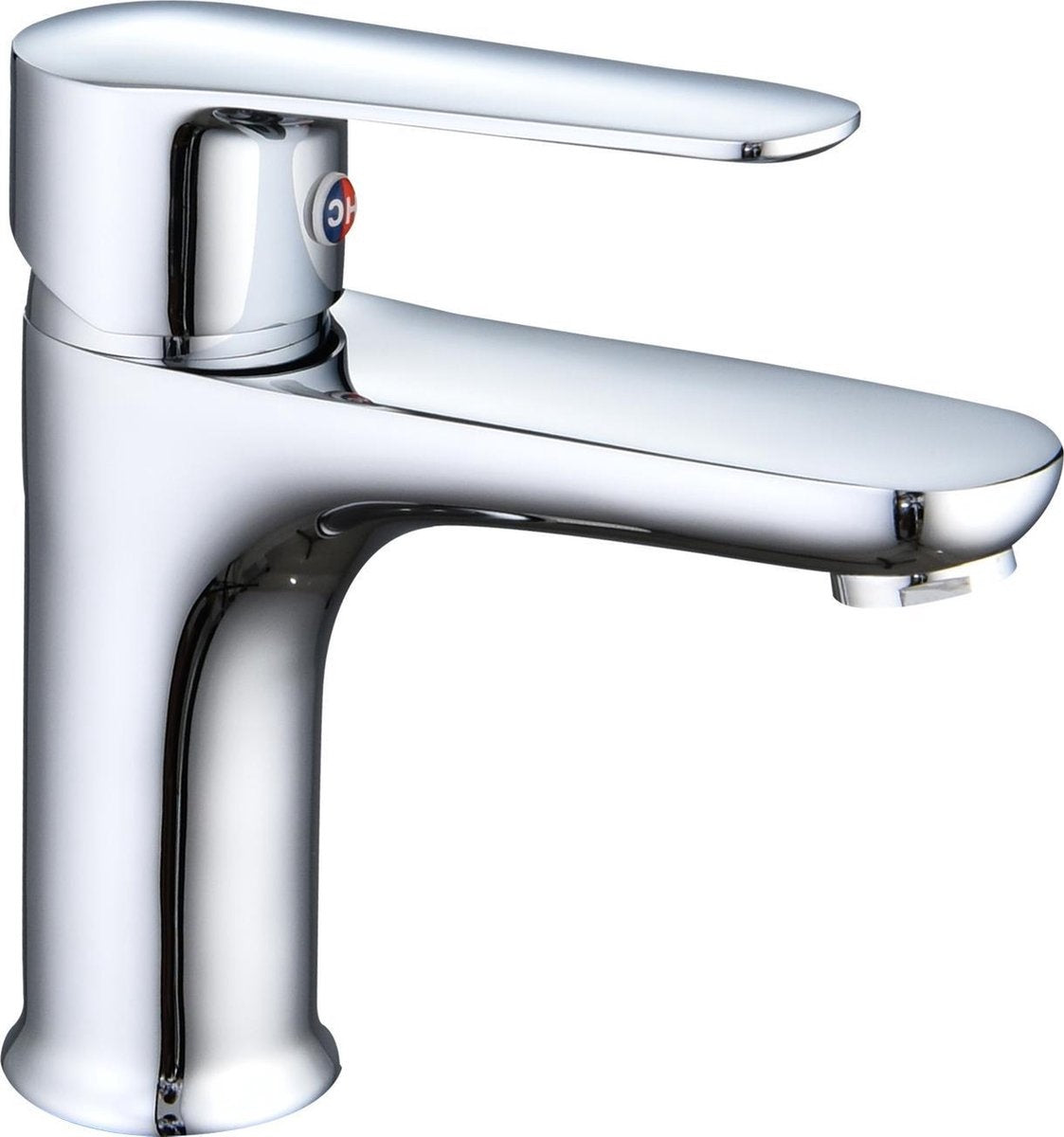 Inspire Badarmatur Silber mit Anschlüssen - Waschtischarmatur - Silber