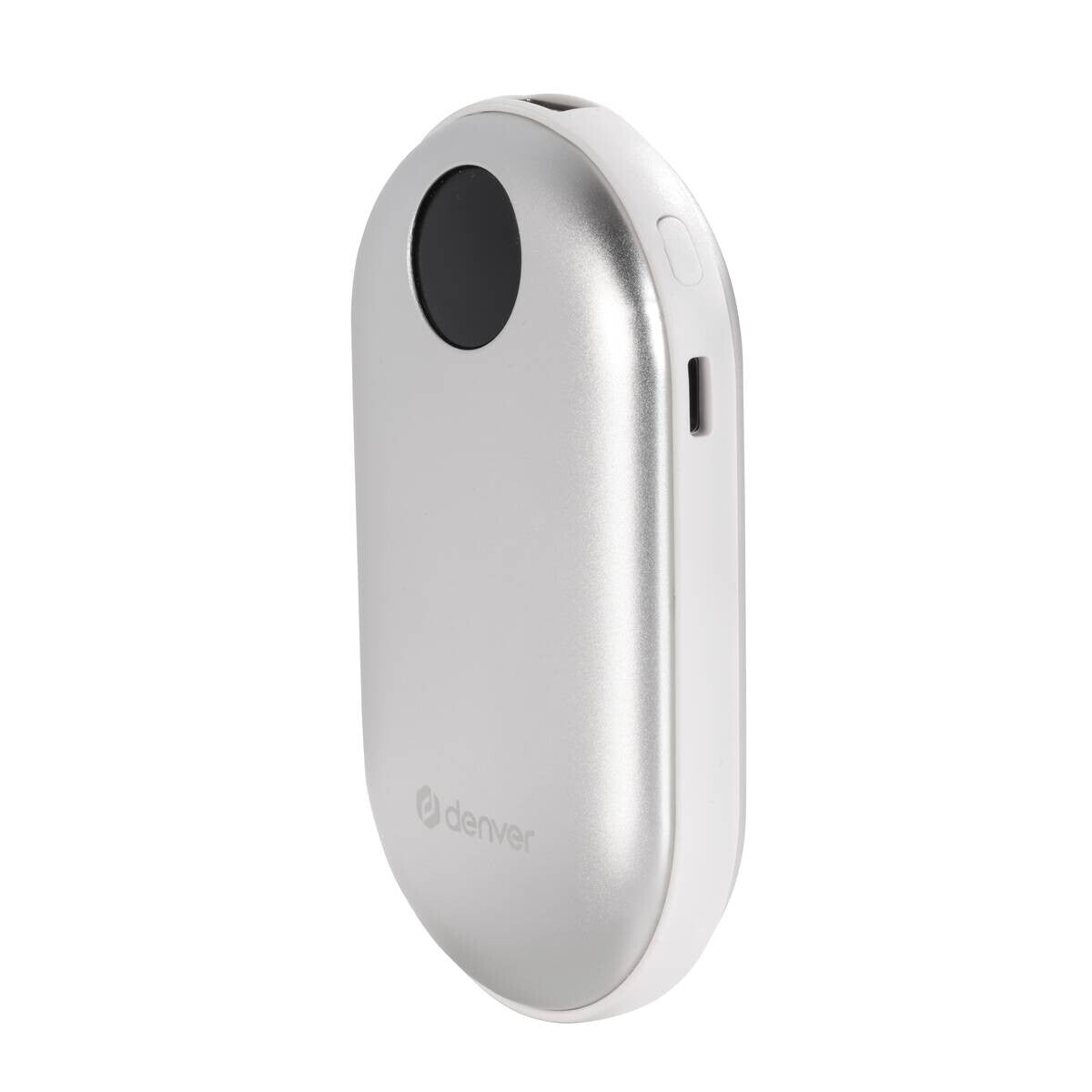 Denver Powerbank mit Handwärmer 2-in-1 PBH-4003S – Silber – 4000 mAh