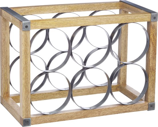 Kitchencraft Weinregal Industrieküche 34 X 17,5 Cm Stahl