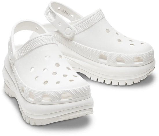 Crocs Classic Mega Crush Clogs Weiß EU 39–40 Herren