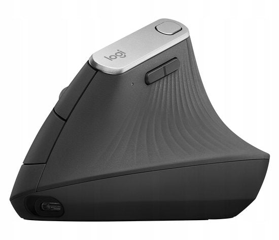 Logitech MX Vertical – Kabellose ergonomische Maus – Grau