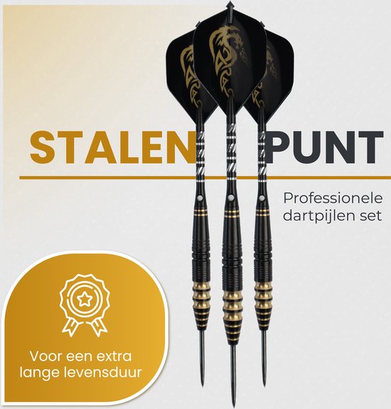 WINDSORÂ¬Ã† Cavelier 3 Dart Set mit 6 Darts, Deluxe Aufbewahrungsbox, 12 Flights, Flight Protectors, Dartspitzer und Dartwerkzeug