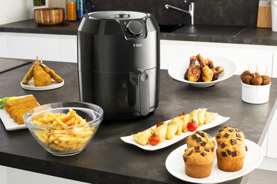 Tefal Easy Fry Classic EY2018 Fritteuse Unique 4,2 L Autonom 1500 W Heißluftfritteuse Schwarz