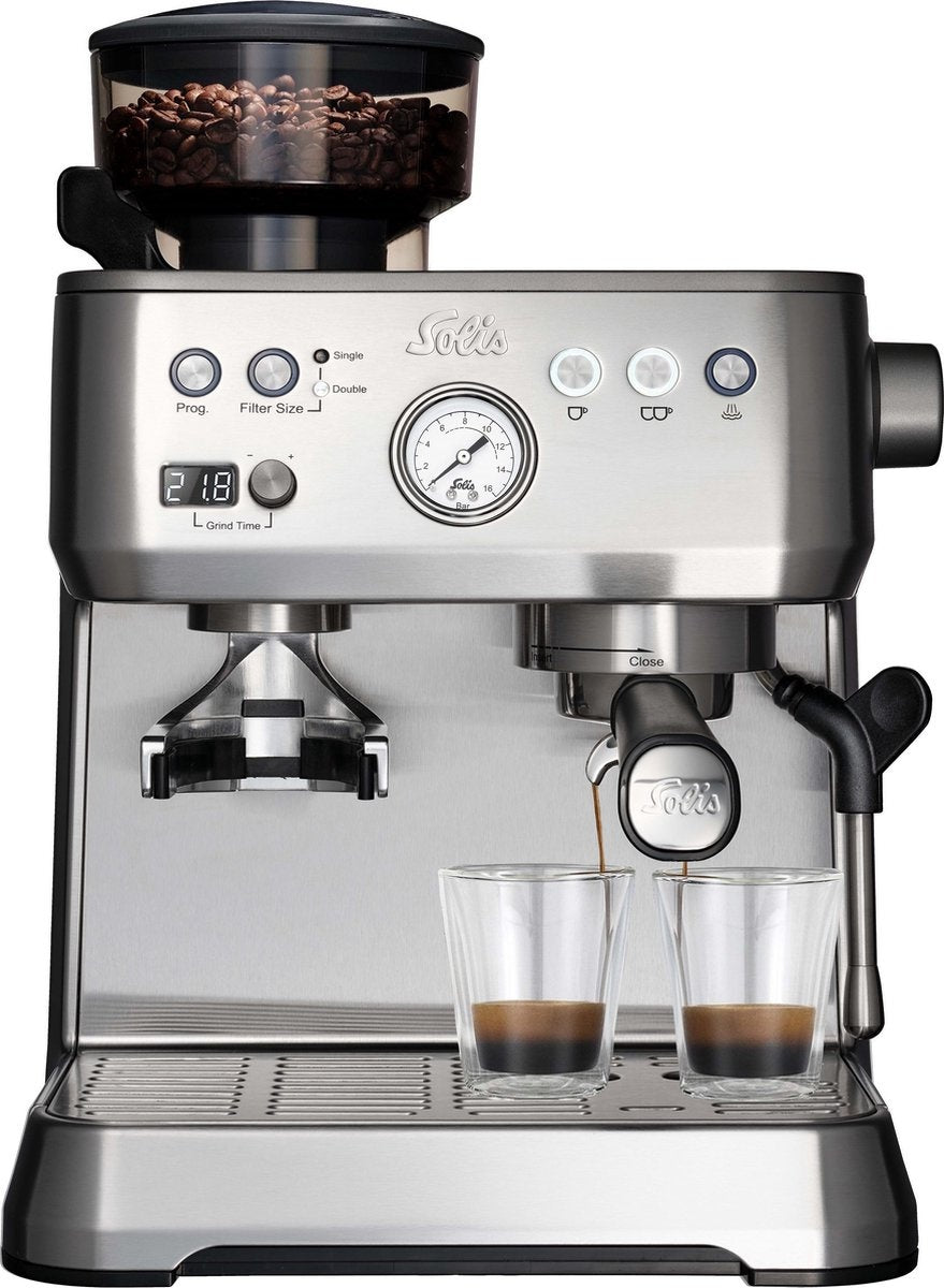 Solis Grind & Infuse Perfetta 1019 Espressomaschine - Silber