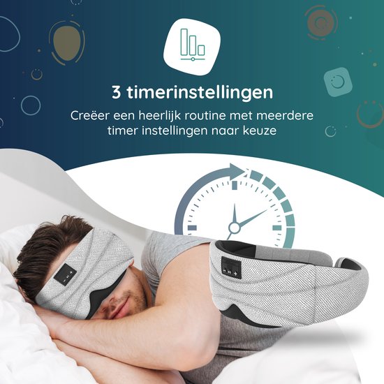 Numsy Schlafmaske Bluetooth - Schlaf Kopfhörer - Stirnband