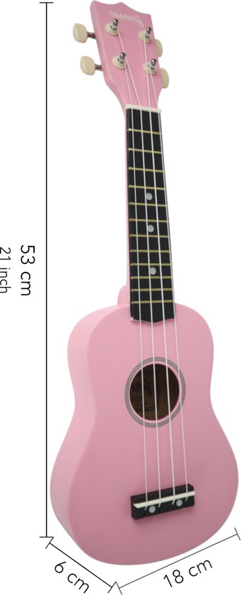 Finesse® Kahului Edition Ukulele 21" - Kindergitarre Mädchen & Junge - Spielzeuggitarre - Ukulele