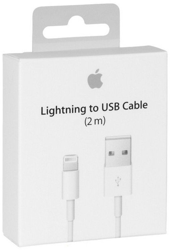 Apple – Lightning-Ladekabel – USB-A auf Lightning – 12 W – 2 m – Weiß
