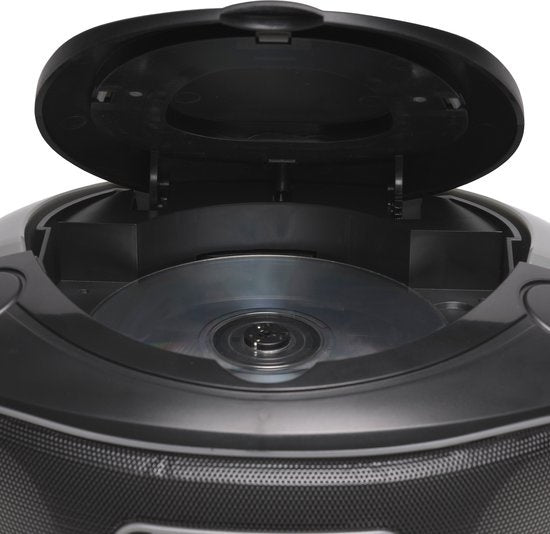 Denver Tragbares Radio CD-Player Kinder - Bluetooth - Lichteffekte - Boombox - AUX - FM - TCL212BT - Grau