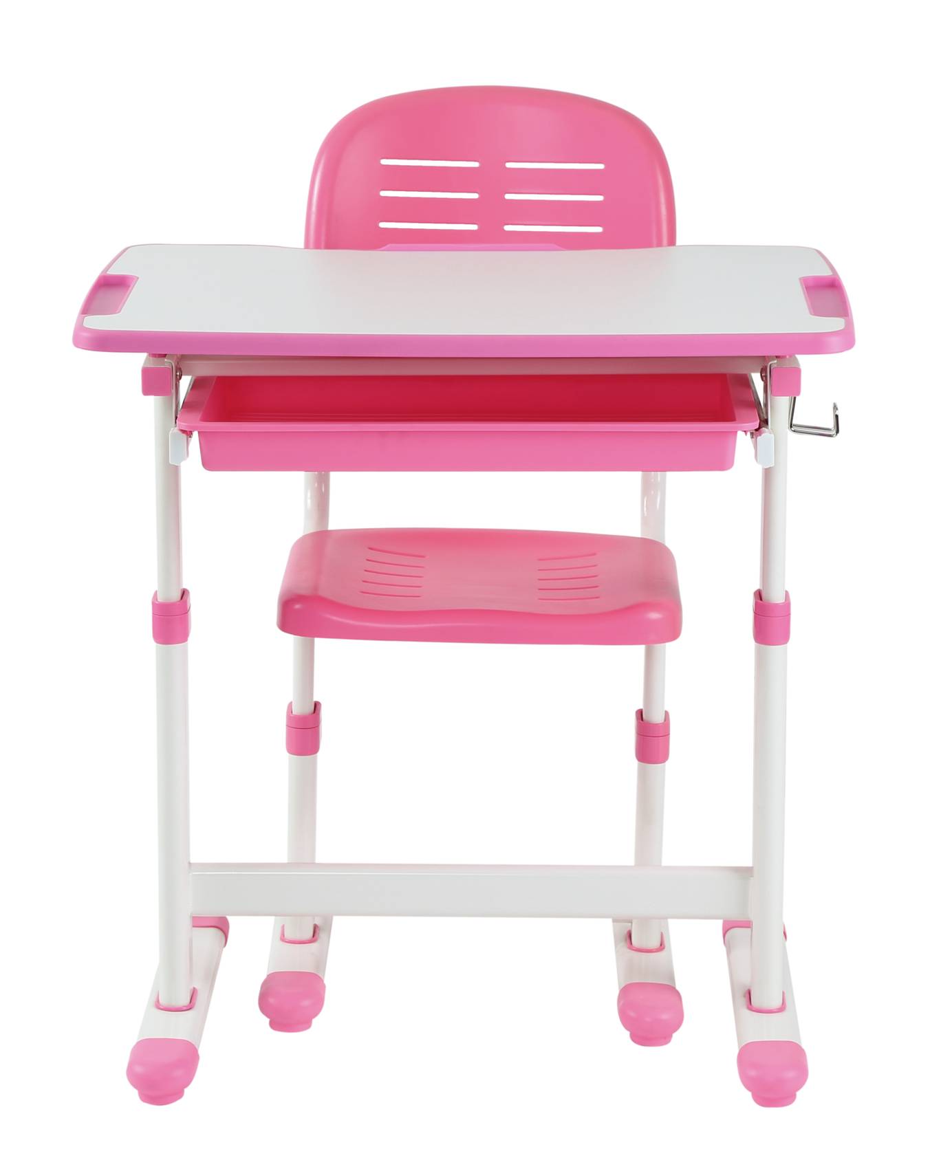 VDD World Kinderschreibtisch-Set LUMB201S - Rosa - 66 x 70 x 47 cm