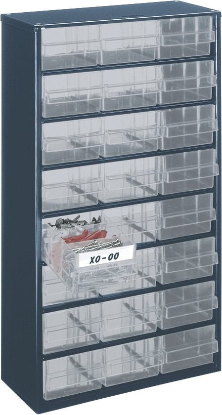 Raaco - Metall-Schubladenschrank - 24 Schubladen