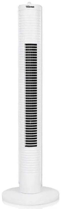 Tristar Turmventilator – Timer bis zu 120 Min. – Schwenkbar – 3 Geschwindigkeitsstufen – Leise & kompakt – VE‑5900 – Weiß