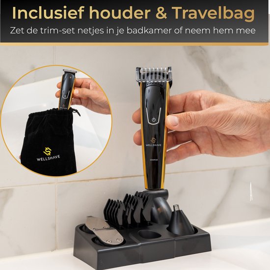 Wellshave 5 in 1 Barttrimmer Men Pro - Trimmer Bart und Körper