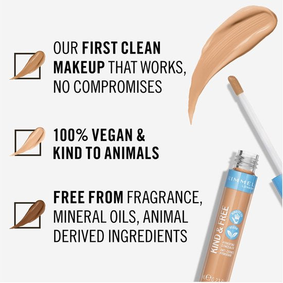 Rimmel London KIND & FREE Vegan Concealer – 010 Fair