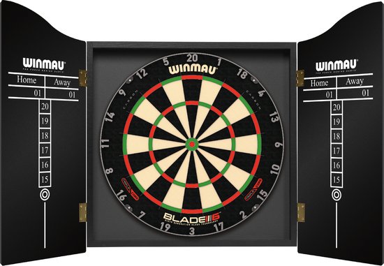 Winmau schwarzer Dartschrank