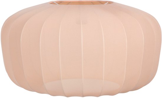 Lampenschirm K41931S Ø 60 cm – Beige-Cremefarbenes Textil – Handgefertigtes Design – Anne Light Home