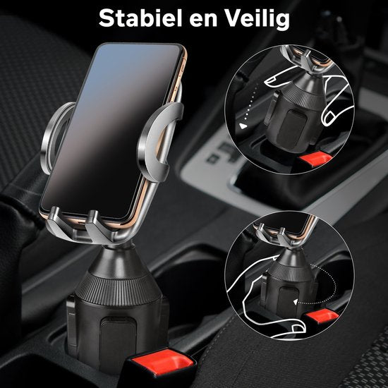 Bintoi® T300 - Telefonhalter Autozubehör innen - Universal Telefonhalter GSM Halter Auto - Becherhalter Auto - Telefon Handyhalter Auto- Geschenk
