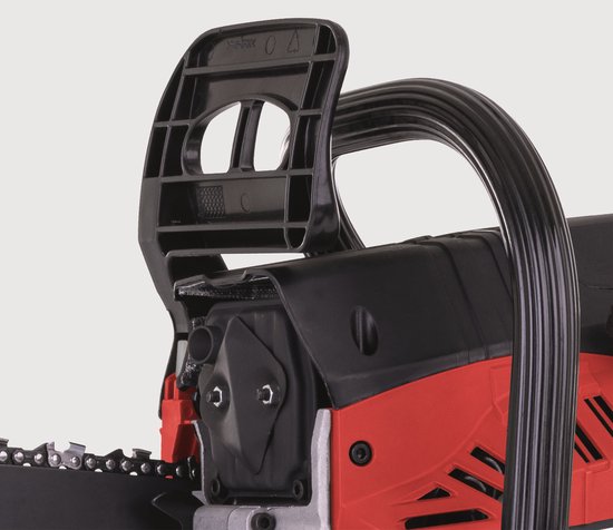 Scheppach Benzin-Kettensäge CSP560s – 56 cm³ 2-Takt – 2300 W – 0,55 l Tankvolumen – 51 cm Sägeblatt – inkl. Schutzbrille und Gehörschutz