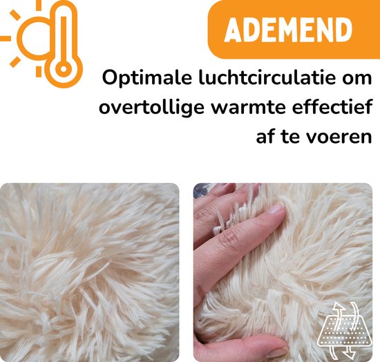 By Cee Cee Car Seat Dog Deluxe Back Seat - Hundekorb Auto mit Sicherheitsgurt - Autokorb Hund - Hundesitz - großer Hund - Beige - Größe M