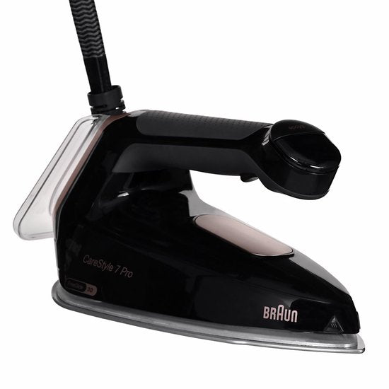 Braun CareStyle 7 Pro IS7286BK – Dampfbügelstation – Automatische Einstellungen – Halbiert die Bügelzeit – Schwarz