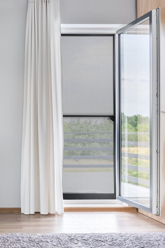 Tür - Magnetisch - mit Scharnieren - Max 100x215 cm - Schwarz