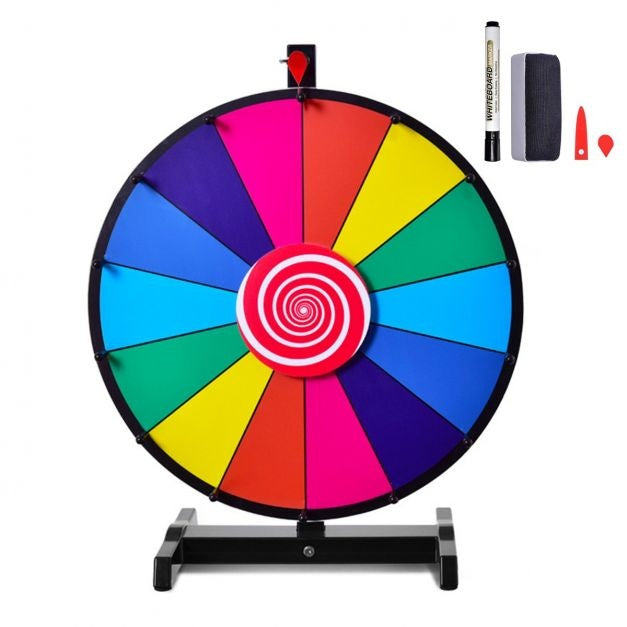 Coast Glücksrad - Spinnrad - Selbstbeschriftung - Ø60 cm - 14 Schachteln