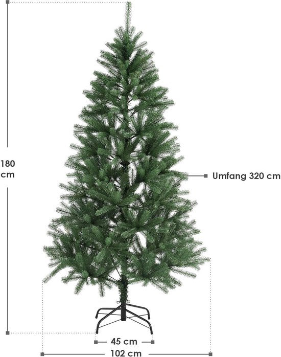 Weihnachtsbaum Talvi - 180 x 102 cm - Inklusive Sockel