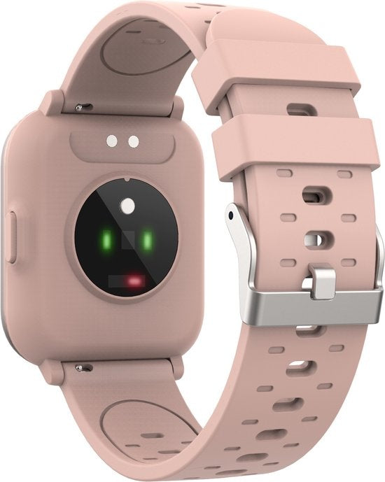 Denver Smartwatch - Schrittzähler - Anruf-/SMS-Benachrichtigung - Schlafaktivität - 1,4'' Display - Herzfrequenz, Blutdruckmesser, Sportmodus - IP68 - SW165 - Pink