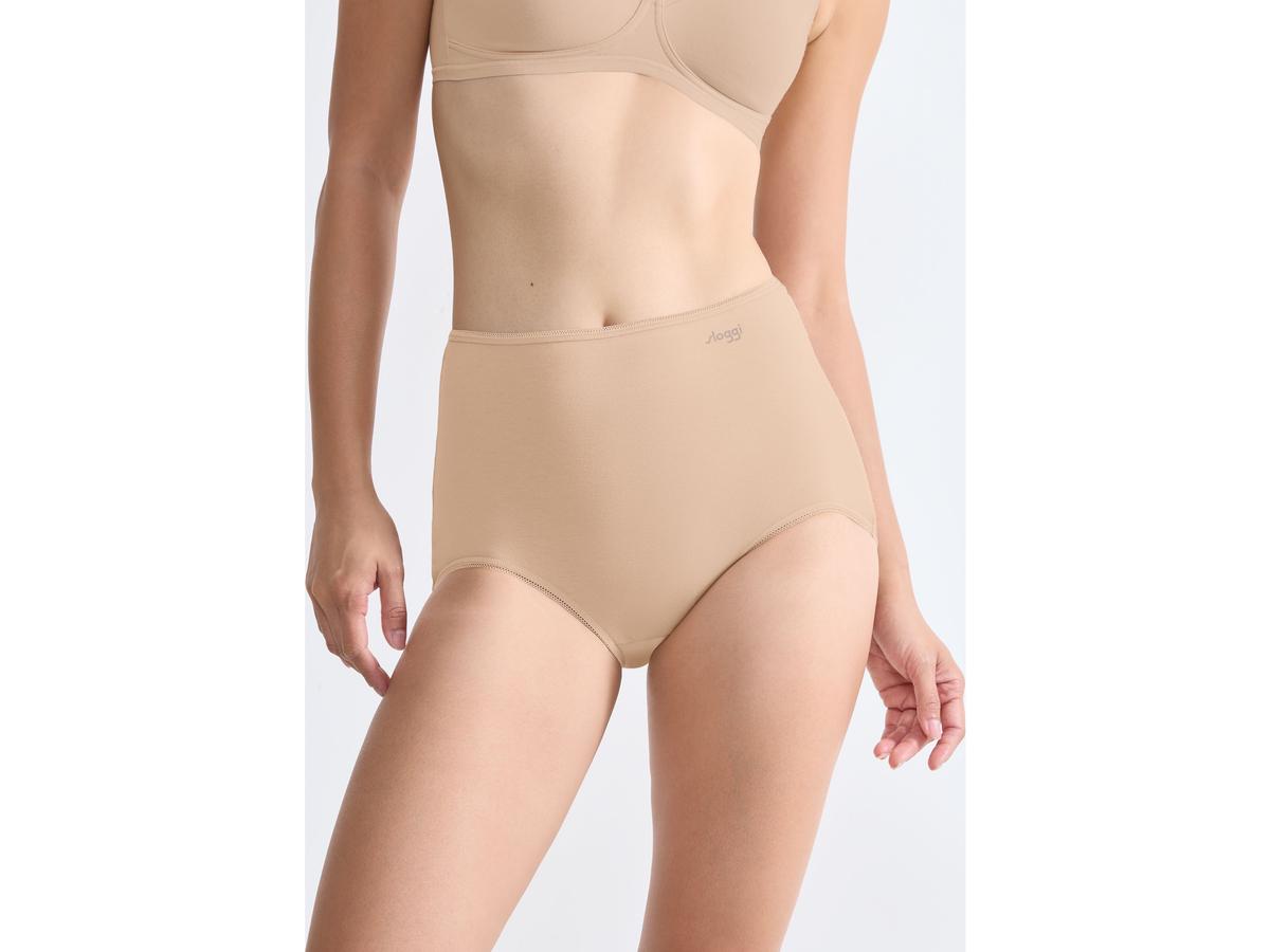 Sloggi Pure Comfort H Maxi Slip – 3er-Pack – Größe S – Skin