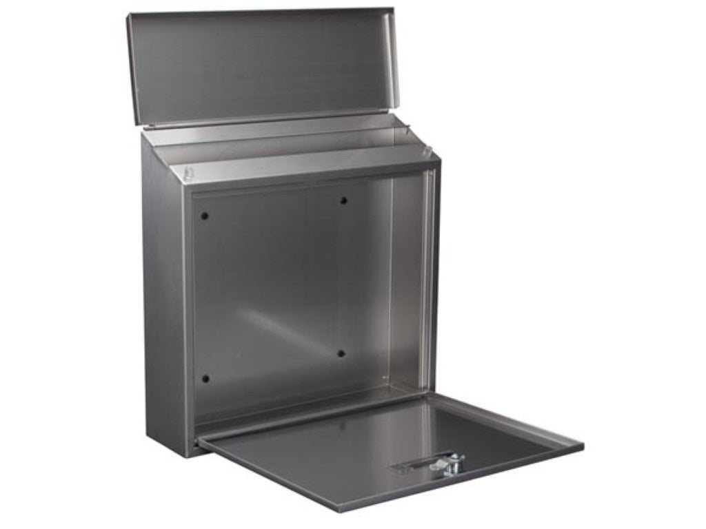 Briefkasten - Monaco - Inox - 36,5 X 36,8 X 10 Cm