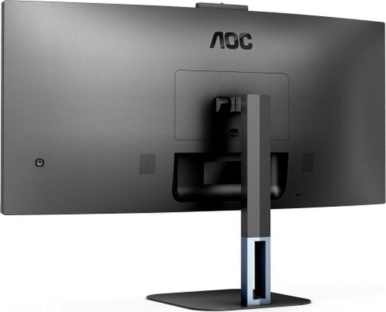 AOC V5 CU34V5CW – QHD-Ultrawide-Monitor mit gebogenem Bildschirm – USB-C – 65 W – Webcam – 34 Zoll