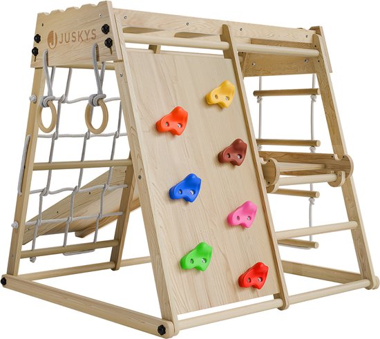 Mini-Spielplatz für Kinder - Mit Rutsche - Natürliche Spielgeräte