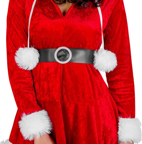Dressforfun Damenkostüm Frau Weihnachtsmann XXL - fancy dress kostüm halloween fancy dress party wear karnevalskostüm fasching party wear - 300487