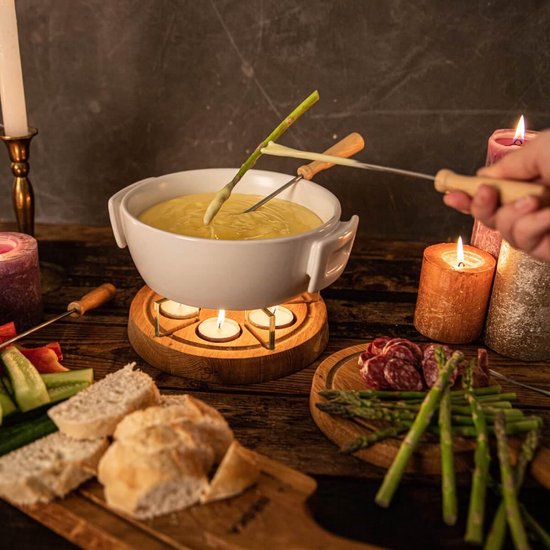Boska Candlelight Fondue Twinkle - Für 1.200g Käsefondue - 1,6 Liter