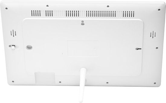 Denver Digitaler Fotorahmen 15,6-Zoll FULL HD - Frameo App - Fotorahmen - 8GB - IPS-Touchscreen - PFF1514 - Weiß