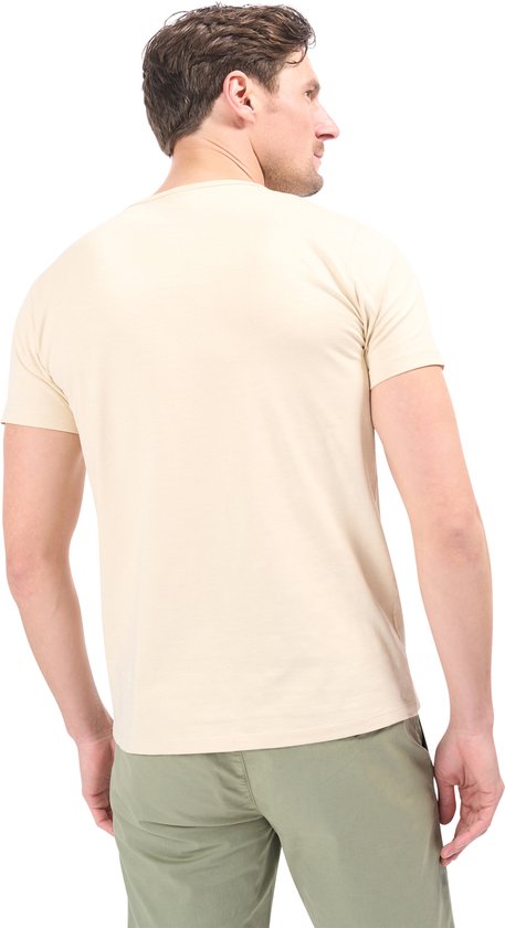 Mario Russo T-shirt - Herren-T-Shirts - Baumwolle - XL- Beige