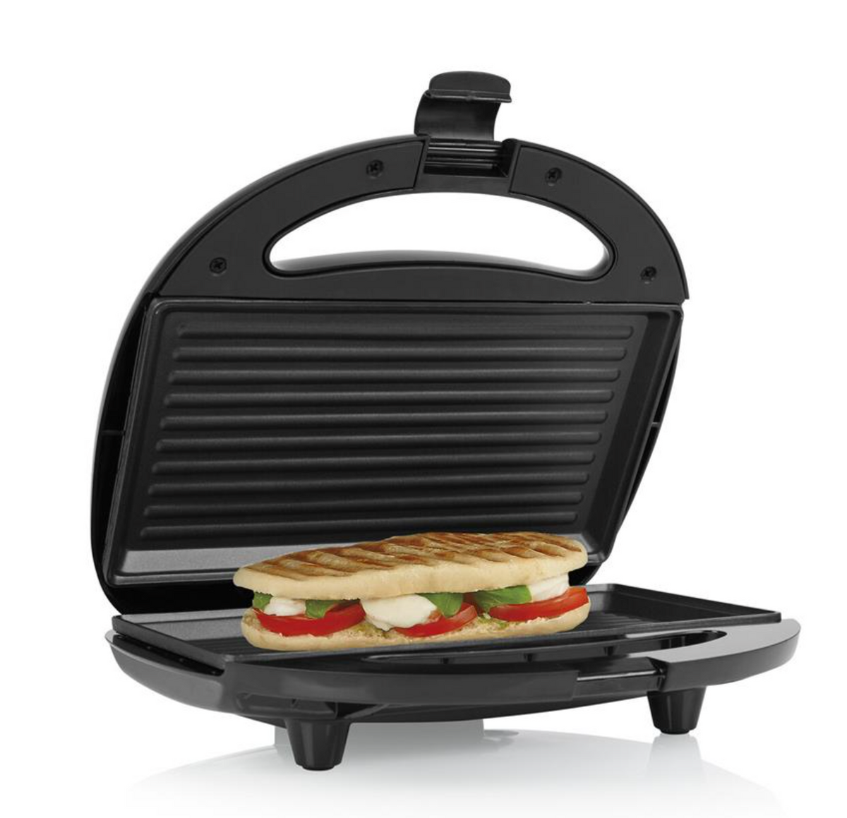 Tristar Sandwichmaker 750 W – Antihaftbeschichtung – Cool-Touch-Griff – 21,5 x 12 cm – Schwarz