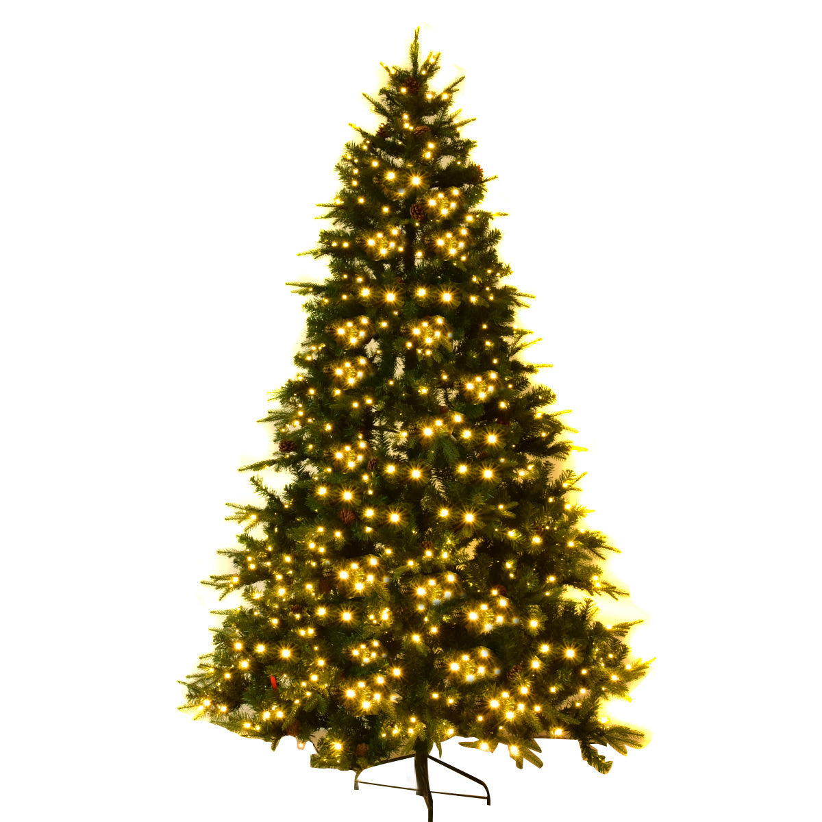Coast Künstlicher Weihnachtsbaum mit LED-Lichtern - 240cm - Grün