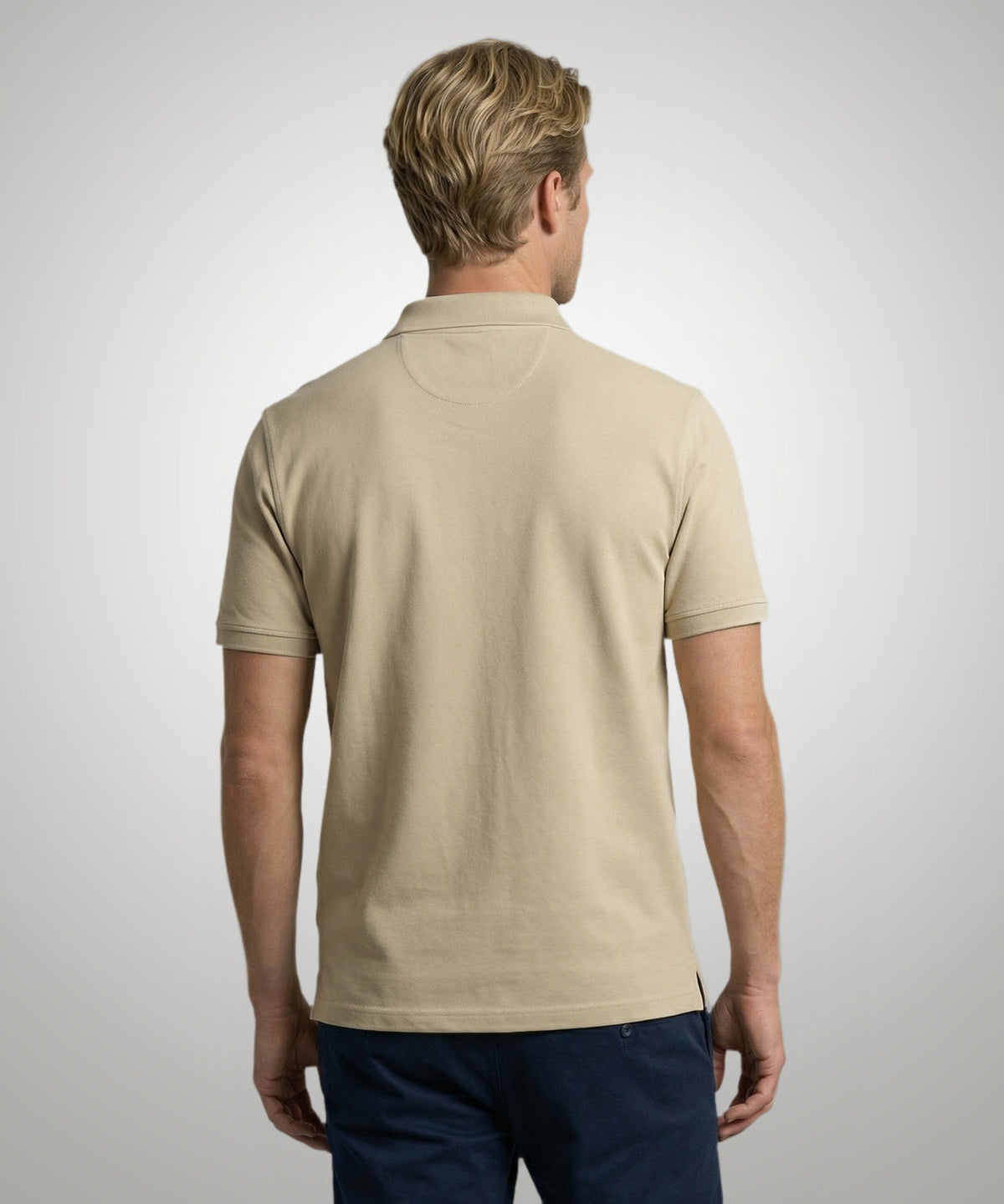 McGregor Classic Polo, Regular Fit – 100 % Baumwolle – Kurzarm – Sand – Größe M