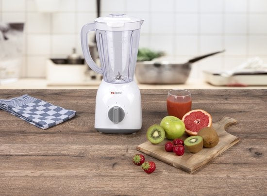 alpina Standmixer - 1,5 Liter - 400 Watt - Turbofunktion - Kunststoffkrug - Weiß