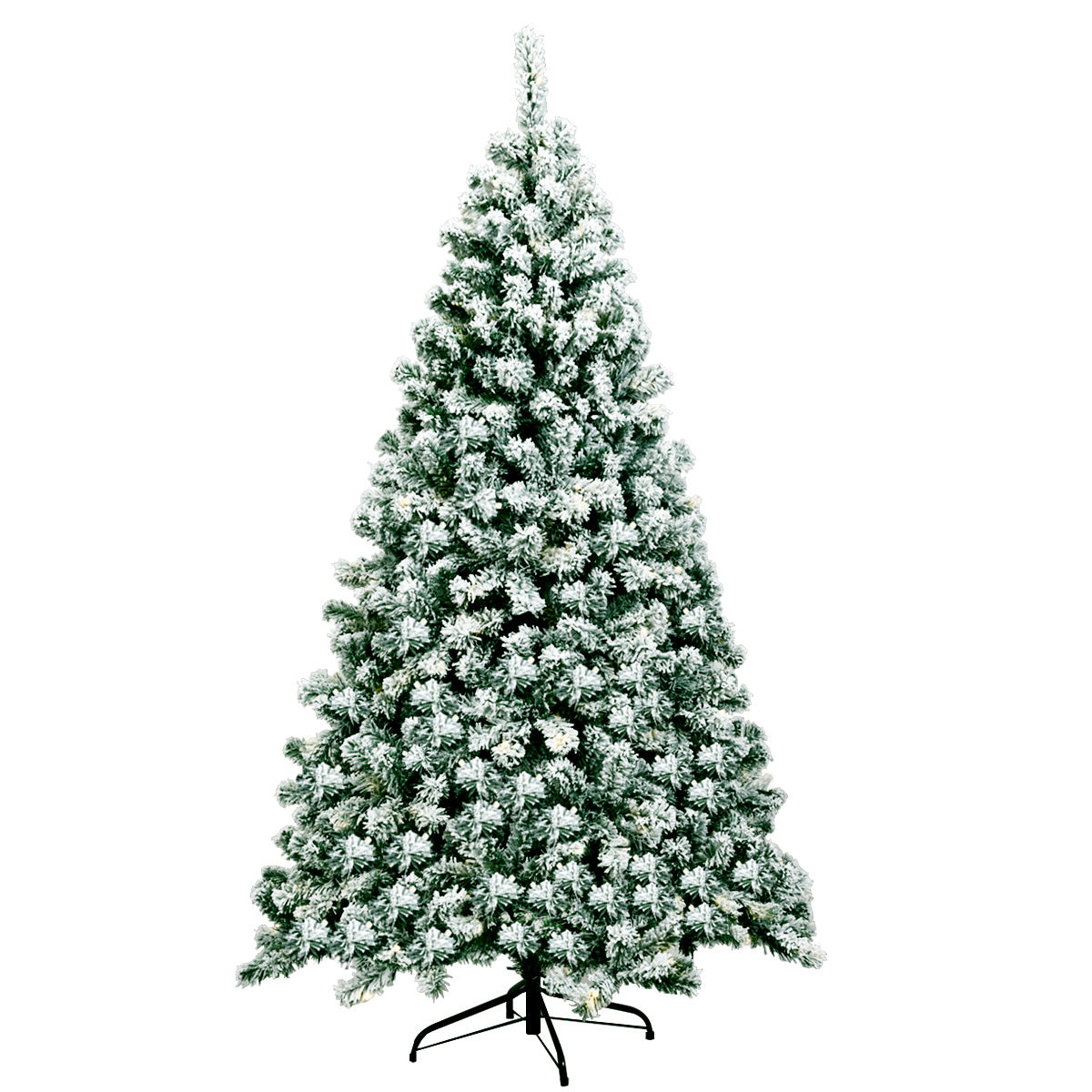 Coast 180 cm hoher künstlicher Weihnachtsbaum mit warmen LED-Lichtern Weihnachtsbaum Grün + Weiß