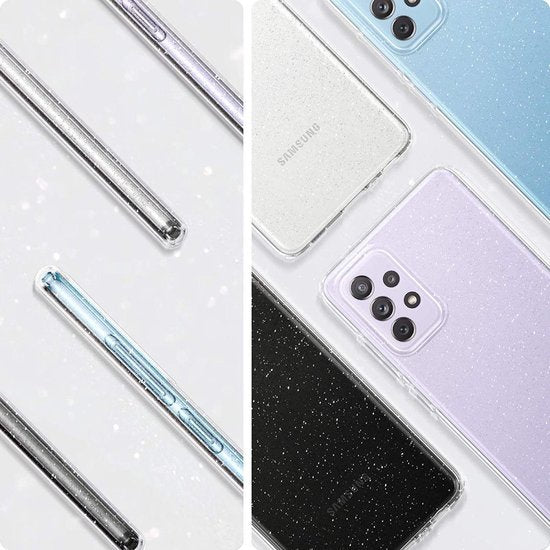 Spigen Flüssigkristall Samsung Galaxy A72 Fall Glitter