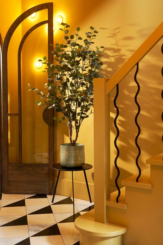 Mica Decorations Künstliche Pflanze Eukalyptusbaum im Topf - H180 x Ø80 cm - Grün