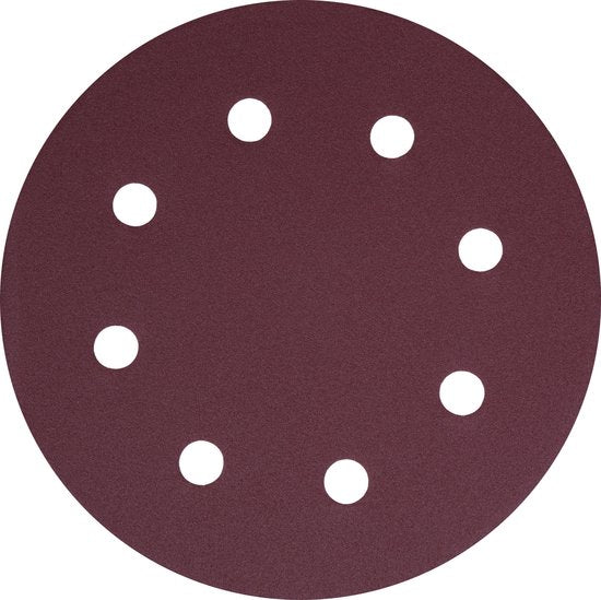 VONROC Schleifpapier-Set - 180MM - 25 Stück - Für Schleifmaschinen - Inkl.