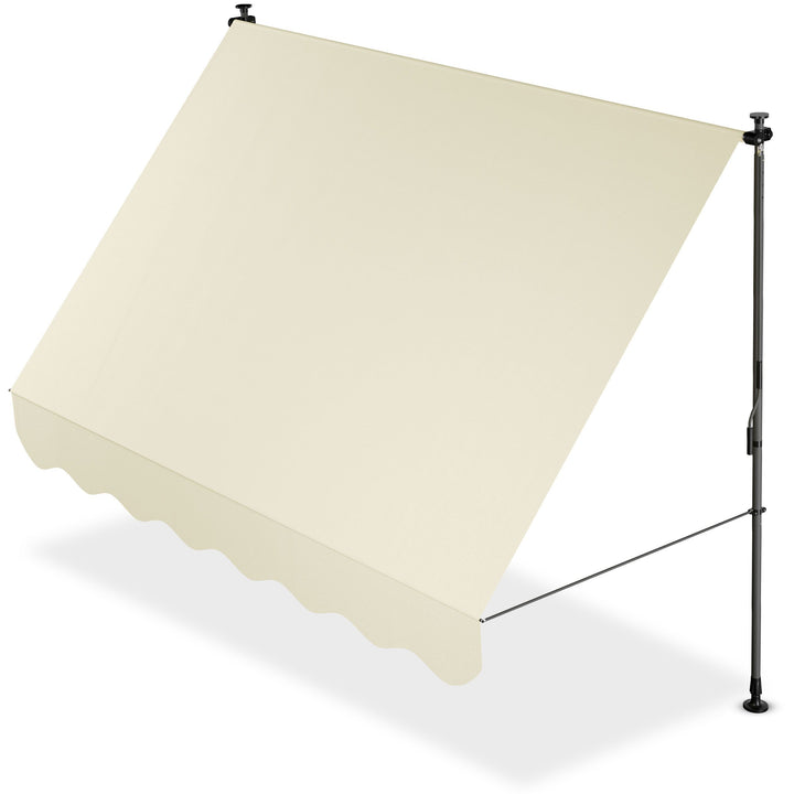 Juskys Sonnendach - 250 x 120 cm - Wasserabweisend und UV-beständig - Beige