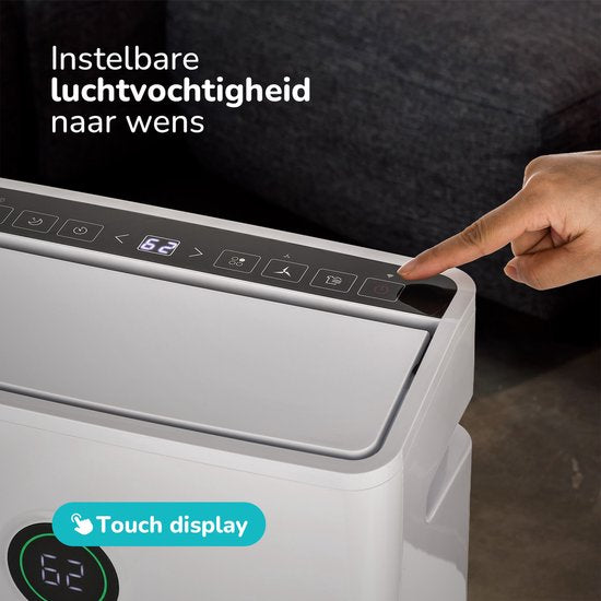 Bloomfold Luftentfeuchter und Luftreiniger - 20L pro Tag - Inkl. Waschtrockenfunktion - Geeignet für Wohnzimmer, Schlafzimmer, Keller & Badezimmer